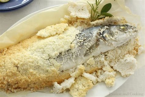 Branzino Al Sale Salt Crusted Sea Bass Passion And Cooking
