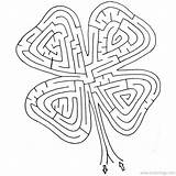 Maze Coloring St Pages Shamrock Patrick Xcolorings 730px 74k Resolution Info Type  Size Jpeg sketch template