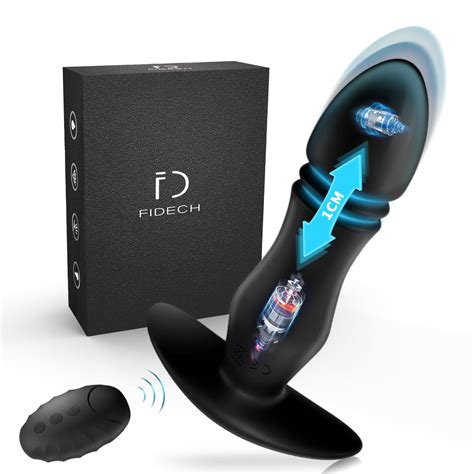 Fidech Thrusting Anal Vibrator Prostate Massager Remote Control Butt
