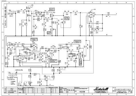 marshall valvestate  schematic diagram diagram wiring power amp