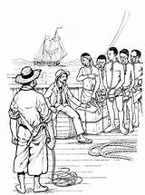 Amistad Slavery Revolt sketch template
