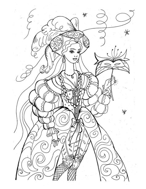 images  barbie colouring page  pinterest