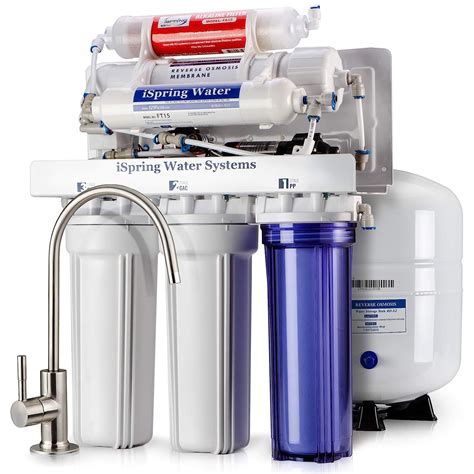 ispring reverse osmosis water system  stage filter home life collection