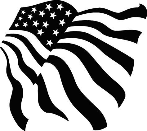 american flag vinyl decal