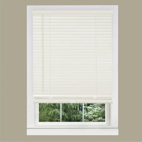 cordless window blinds mini blinds  slats alabaster beige cream venetian vinyl blind walmart