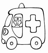 Ambulancia sketch template
