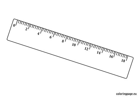 ruler coloring page coloring page