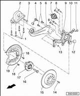 Octavia Skoda Rear Suspension Mk2 Wheel Bearing Housing Manuals Workshop Trailing Arm Screw Nm Drive sketch template