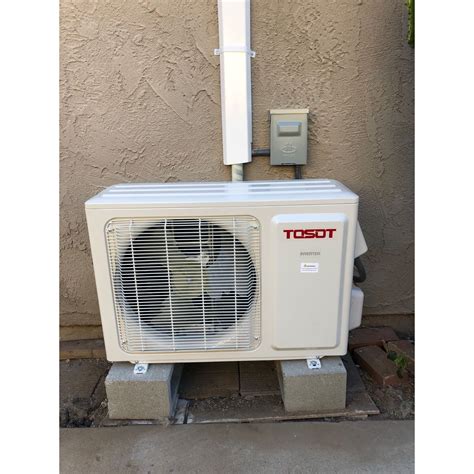 tosot  seer wall mount ductless mini split air conditioner heat pump   gree  feet  set