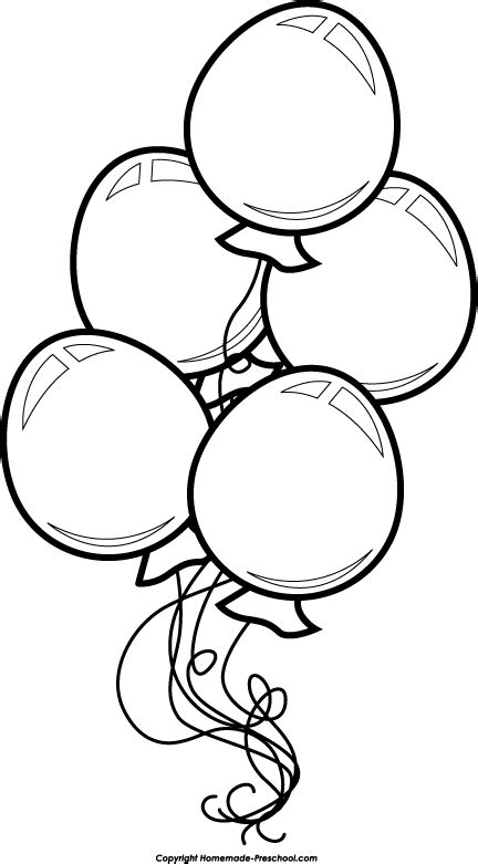 birthday coloring pages birthday balloons clipart balloon clipart