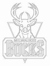 Bucks Coloring Milwaukee Logo Timberwolves Pages Minnesota Nba Printable Template Categories sketch template