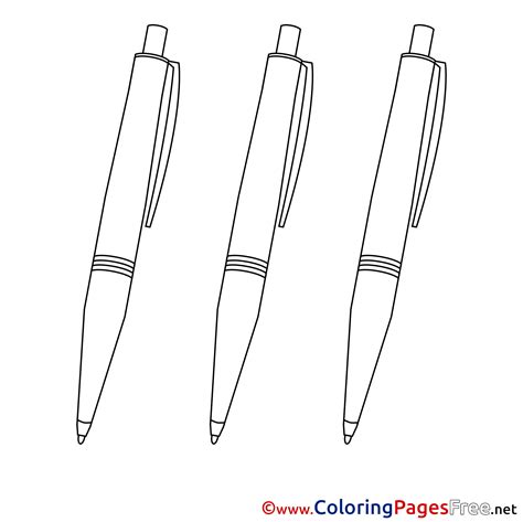 pens  children  coloring pages