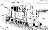 Coloring Engine James Pages Thomas Red Getdrawings sketch template