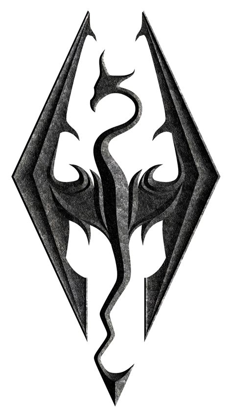 skyrim dragon symbol google search skyrim pinterest skyrim