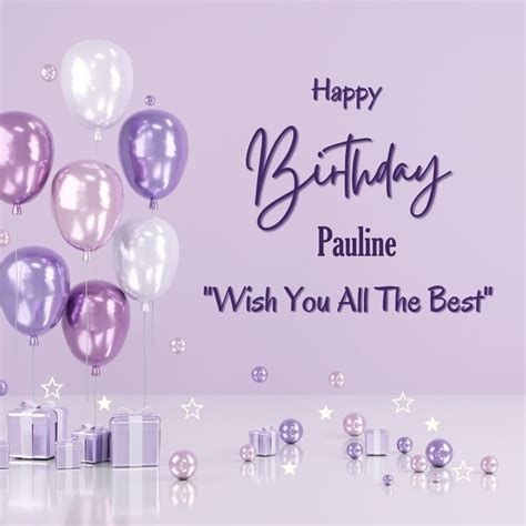 hd happy birthday pauline cake images  shayari