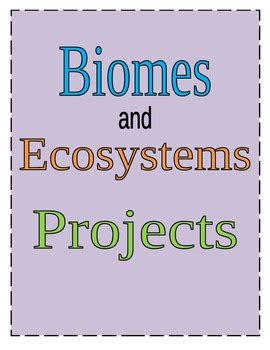 biomeecosystem projects  create inspire teach tpt