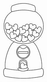 Machine Coloring Gumball Pages Outline Designlooter 1kb Stamps Digi sketch template