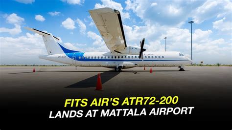 fits airs atr  lands  mattala airport youtube