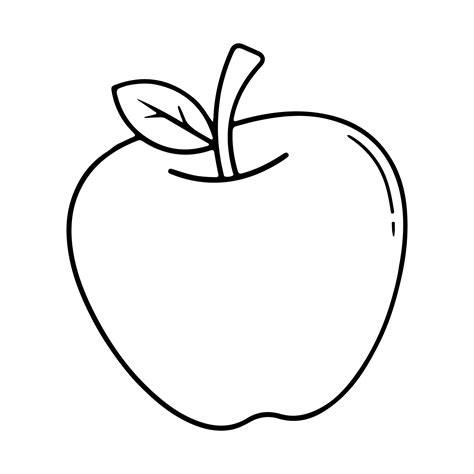 small apple template printable