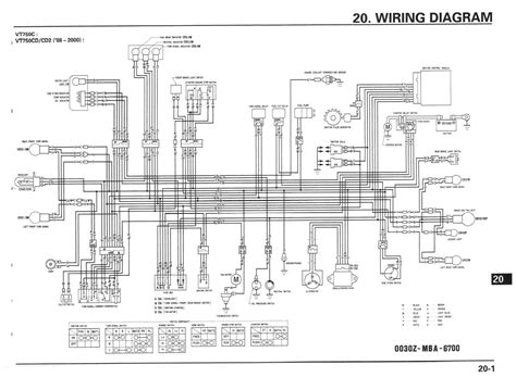 honda shadow vlx  wiring diagram