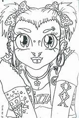 Punk Coloring Pages Rock Disney Template sketch template