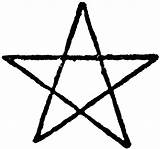 Pentagram Cliparts Broederschap Geschiedenis Wiskunde sketch template