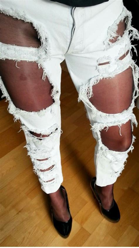 1000 Images About Pantyhose Under Ripped Jeans On Pinterest