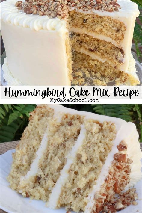 hummingbird cake  cake mix recipe  cake school