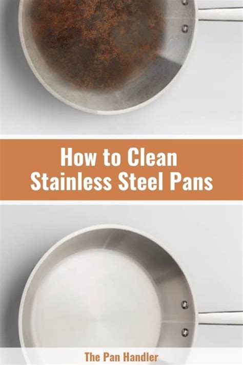 ways  clean stainless steel pans