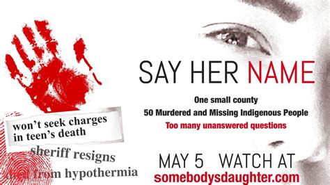 say her name the trailer mmiw crisis epicenter youtube