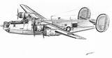 Liberator Bombardier 24j Airforce 15th Ty sketch template