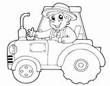 Tractor Coloring Pages Simple Printable Color Getcolorings Print sketch template
