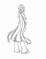 Winx Coloring Pages Trix Girls sketch template