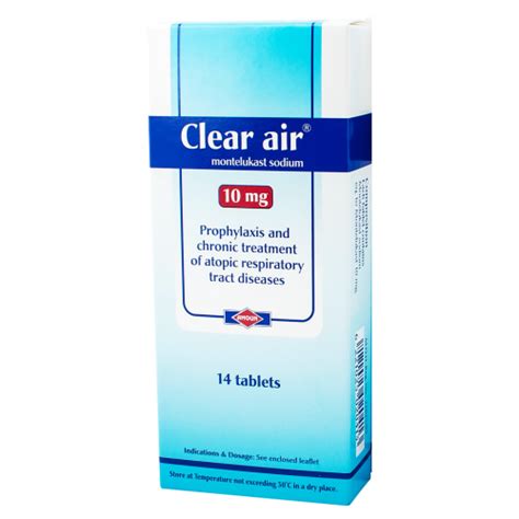 clear air  mg montelukast  tablets