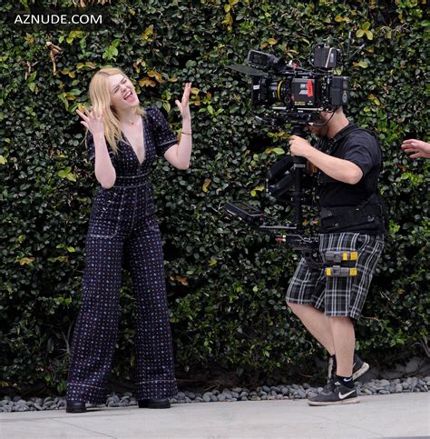 elle fanning sexy seen filming a music video for teen spirit in los angeles 21 03 2019 aznude