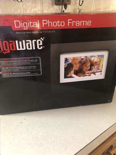 gigaware digital photo frame   box reduced nex tech classifieds