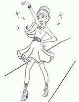Barbie Coloring Pages Easy Drawing Library Clipart sketch template