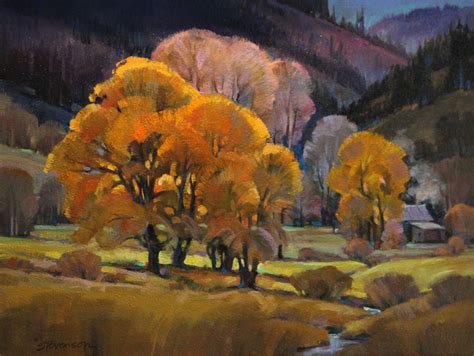 contemporary realism landscapes  mac stevenson landscape painting