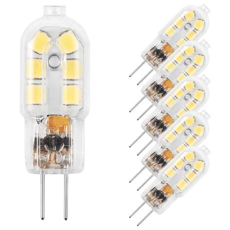 led bi pin bulb  halogen bulb replacement bright daylight white   pack ebay