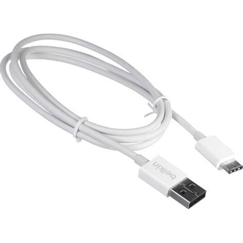 belkin usb  type   usb type  charge cable fcubt wht