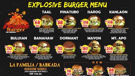 Explosive Burger San Fernando Camarines Sur Branch The Tastiest