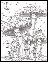 Mushrooms Drawings Drawing Coloring Pages Mushroom Psychedelic Aesthetic Wind Hippie Pencil Trippy Colorful Deviantart Malen Pilze Pilz Zeichnung Ideen Bilder sketch template