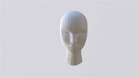 female head base mesh    model  aaronjolson
