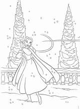 Coloring Princess Christmas Pages Disney Color Getcolorings Print sketch template