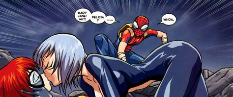 mary jane and black cat from earth 2301 shipping know your meme