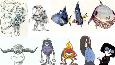 Arte Conceptual Y Diseño De Personajes En Pixar