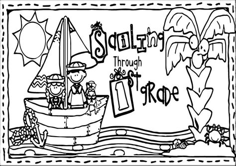 st grade school picture coloring page wecoloringpagecom