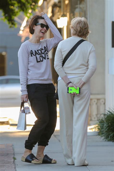 sarah paulson and holland taylor out for shopping in la