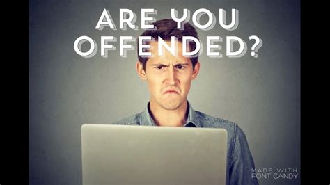 pc culture are you offended youtube