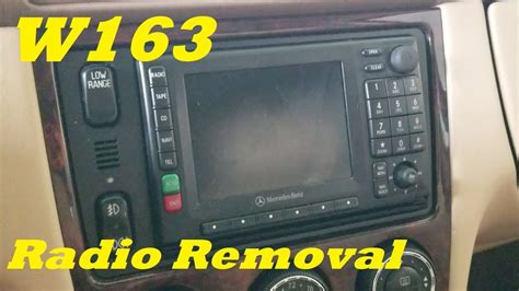 radio removal  replacement  mercedes    ml ml ml ml ml youtube